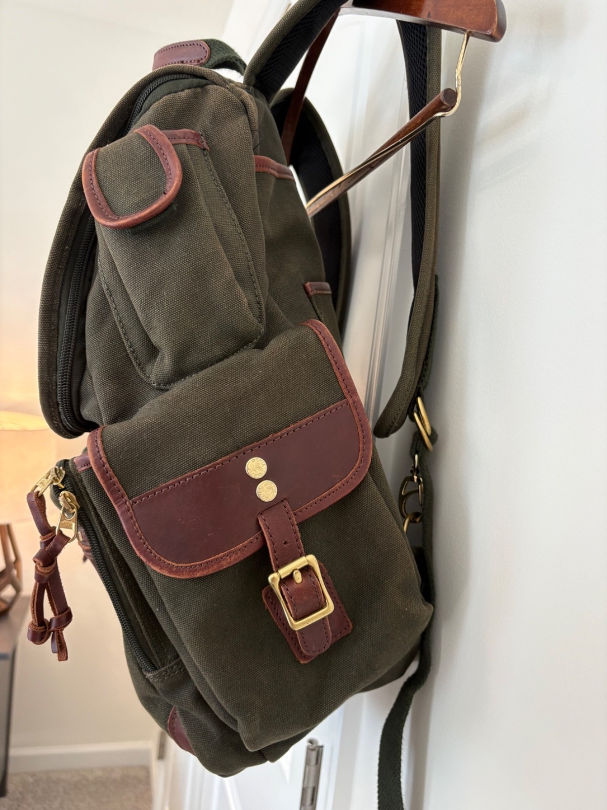 Orvis Battenkill Backpack - Canvas & Leather - image 2