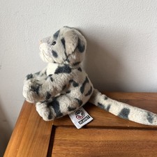 Nature planet grey Snow leopard plush Soft Toy 5”