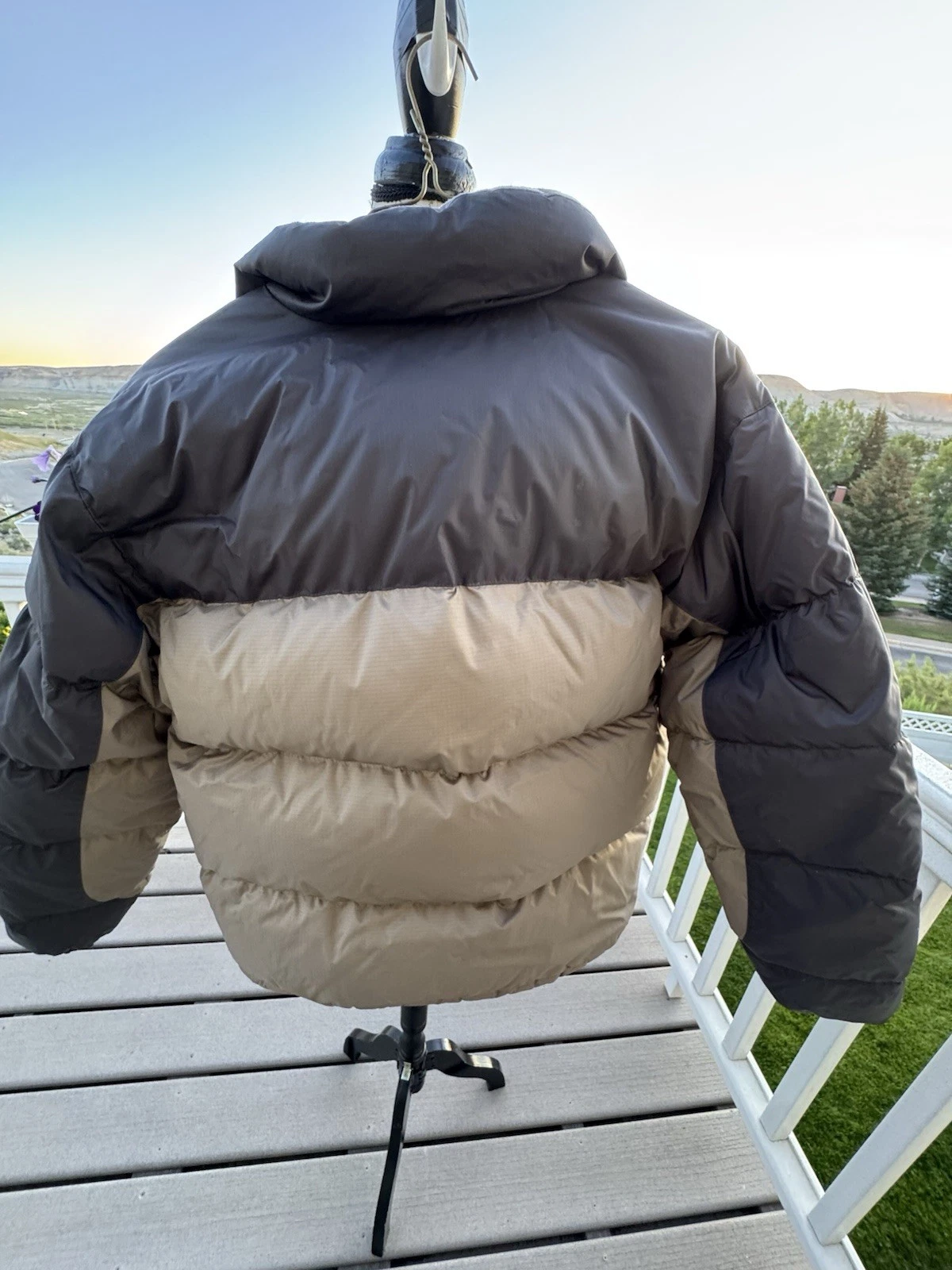 JANSPORT MEN'S NYLON & DOWN HEAVY WINTER JACKET, SZ M, PIT-PIT=23", EXCELLENT ++ image 8