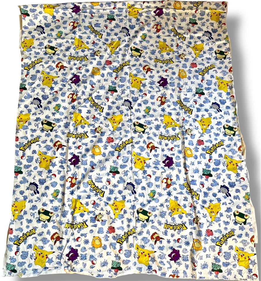 Hoja Pokemon Vintage 1998 Pikachu & Friends Nintendo Personalizada Talla Blanca - Leer Foto 2 de 4