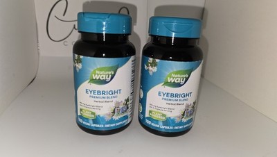 2 Pack Natures Way Eyebright Premium Blend Herbal Blend 100 Ct Ea Exp 01/30