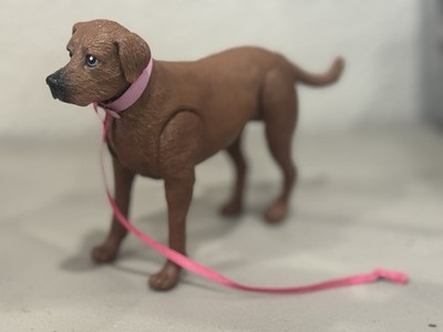 Paradise Kids Chocolate Brown Lab Labrador Dog - Barks! Working , READ