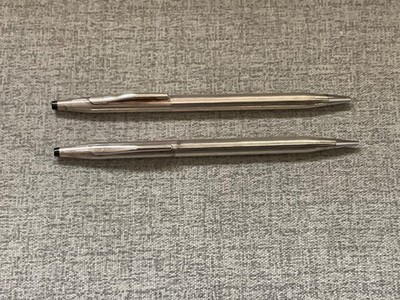 CROSS Silver sterling PEN  & PENCIL  set