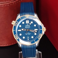 Omega Seamaster Diver 300m l 42MM Blue Gold 210.22.42.20.03.001 Full Set
