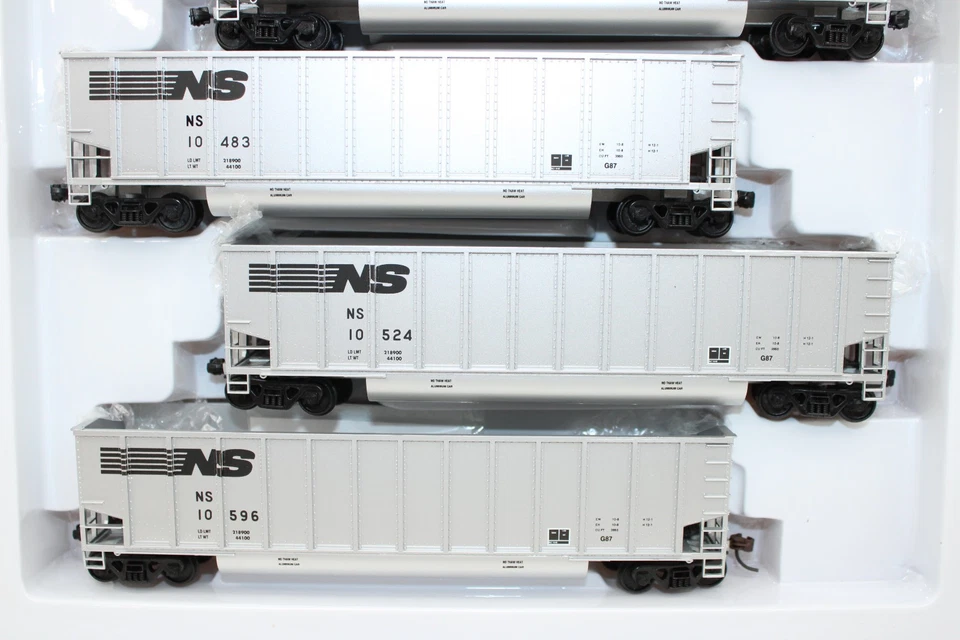 Walthers HO Scale NS Norfolk Southern Bethgon Hopper Car Set of 6 NIB 932-5304 - Image 3 of 4