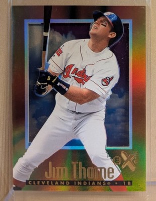 1997 EX 2000 EX2000 #18 Jim Thome Indians Refractor HOF RARE ACETATE WINDOW