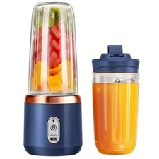 Portable Rechargeable Blender 380ml USB Smoothie Maker Ice Crush