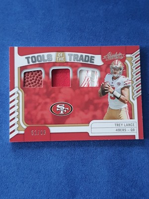 2022 Panini Absolute Tools Of The Trade Trey Lance San Francisco 49ers /99