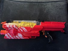 NERF Rival MXVII-10K Red Dart Blaster Toy Gun with Clear Magazine Clip w/Ammo
