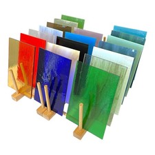 BiNARi 20 Pack 4"x6" Wissmach COE 96 Fusible Glass Sheets
