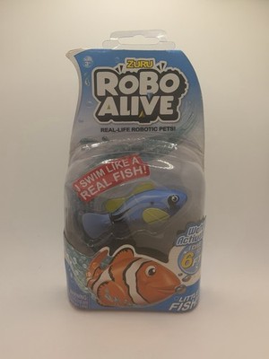 2018 ZURU Robo Alive Real Life Robotic Pet Fish Water Activated New Sealed