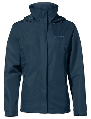 VAUDE Escape Light Regenjacke Damen, dark sea, Wasserdicht, Wandern, Kapuze -NEU