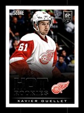600. 2013-14 score . #710 Xavier Ouellet - Red Wings . RC ROOKIE panini . PWE