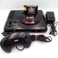 Sega Mega Drive Console Japan HAA-2510 & Controller Game Japanese NTSC-J Tested