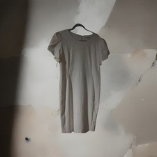 Calvin Klein White tulip sleeve Classic Dress
