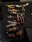 Power Rangers Megazord Parts & Figures Lot Mixed Vintage Bandai Zords & Rangers