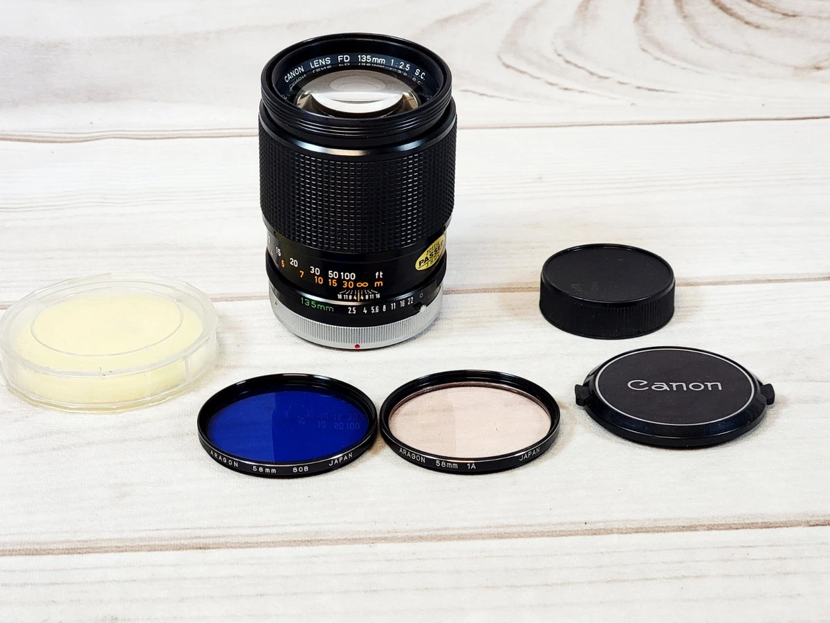 Objectif Canon Super Canomatic 2.5/135 Avec Bouchon - Monture LR-Nex, Occasion