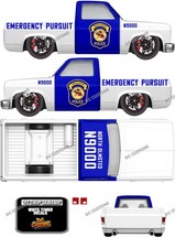 83 CHEVY SILVERADO (WHITE TONER) DECALS COP ROD