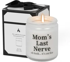 Gifts for Mom Scented Candles-Mom'S Last Nerve Candle, Funny Birthday Gift for M