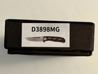 Dream Tech D3898MG Manual Liner Lock Drop Point Plain D2 Micarta Gray, NEW boxed — photo 4