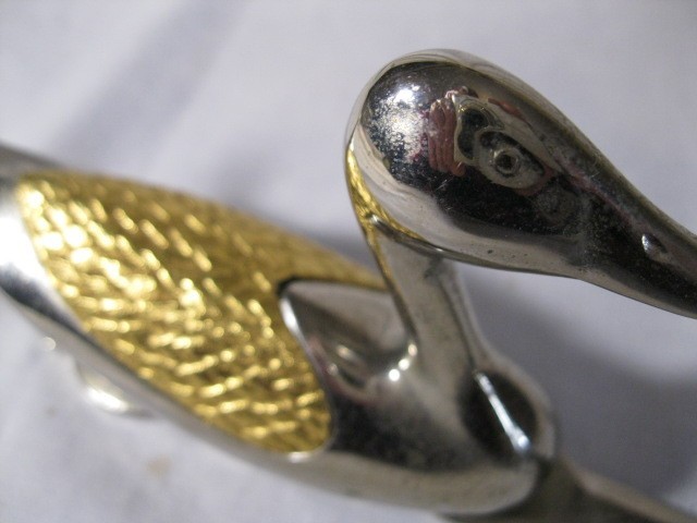 VTG REXEL BAMBI GERTY Duck Letter Opener & Stapler Set / Made in Great Britain