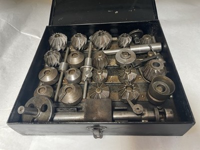 LATHE TOOLS-BEVEL FACE MILL CUTTERS 5/8'' ARBOR (26M77)