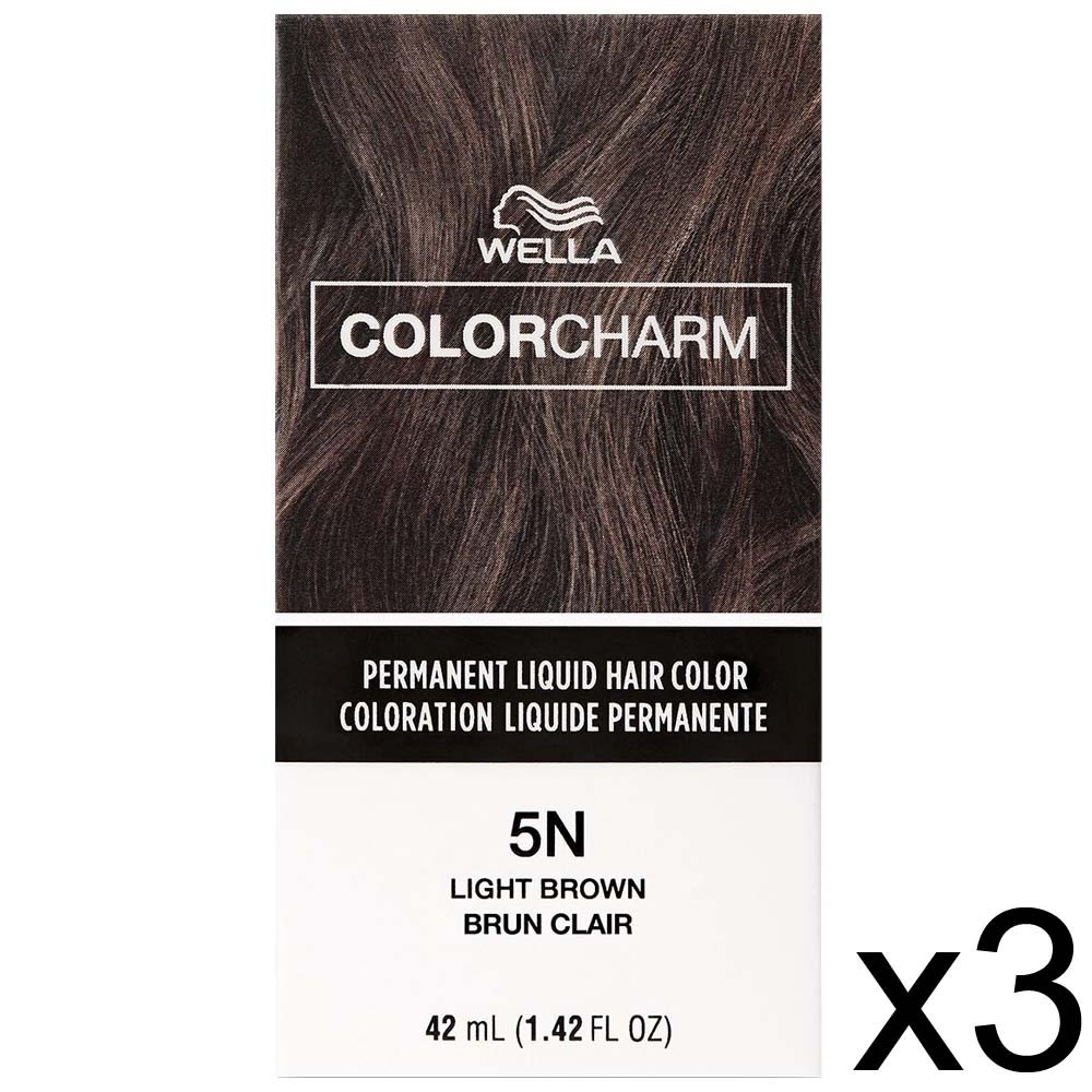 Charm Permanent Dye Liquid 5n/511 Light Brown 3 Pack