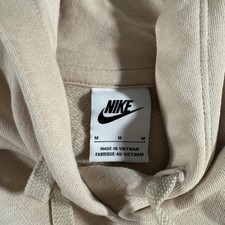 Nike Sportswear Club Fleece Women's Pullover Hoodie Sand Drift /White Med