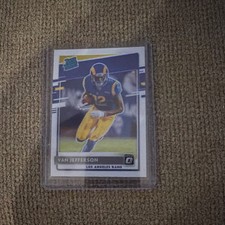 Panini Donruss Optic Van Jefferson Rated Rookie #176 Los Angeles Rams 2020
