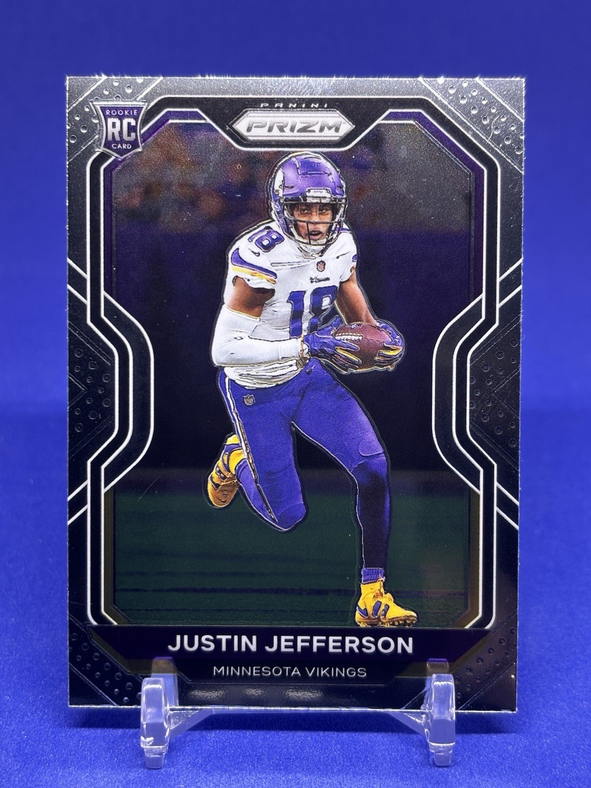 Justin Jefferson 2020 Panini Prizm RC #398 Rookie Card Minnesota Vikings