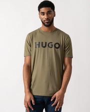 Image of HUGO Dulivio Mens T-Shirt - Open Green 389