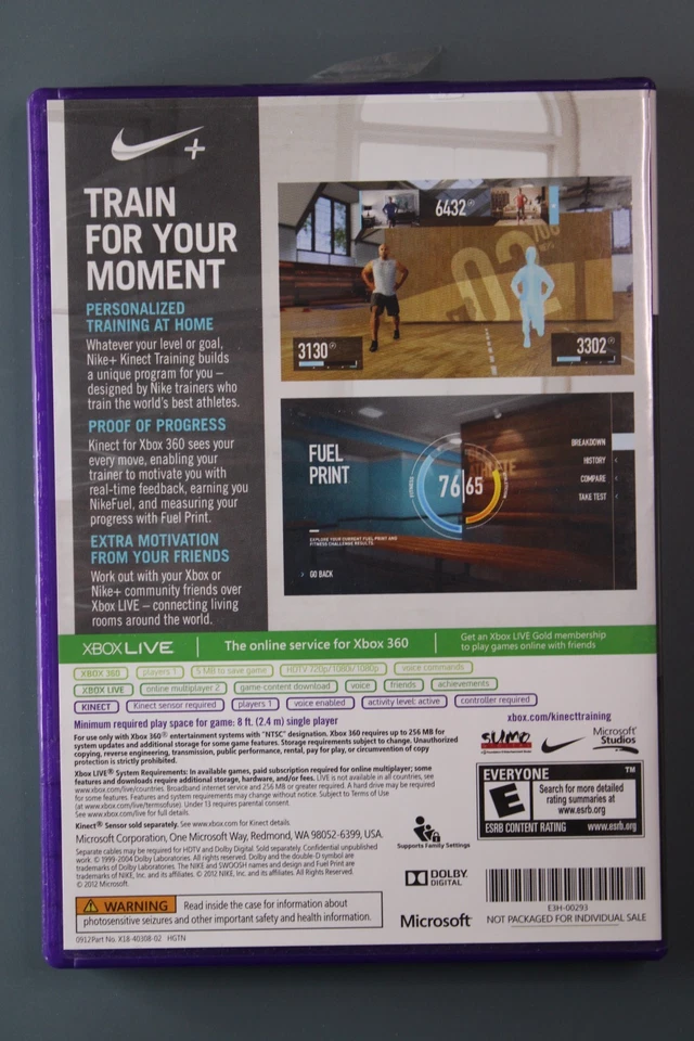 Nike+ Kinect Training | Microsoft Xbox 360 | CIB Completo Foto 2 de 3