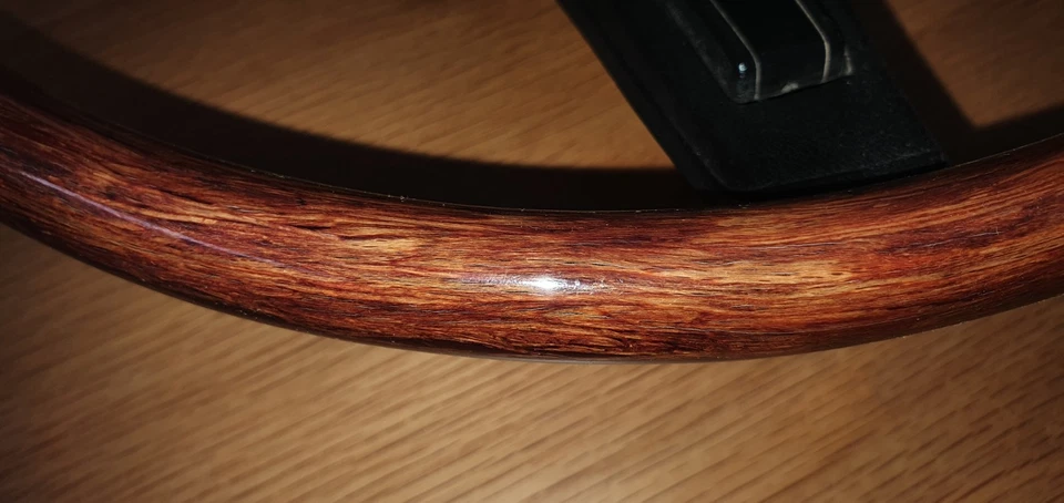 Toyota STARLET KP60 Mk1 Mk2 Wooden Steering Wheel - Image 4 of 4