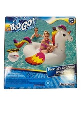 Bestway H2O Go Big Ride-On Unicorn Float Swimming Pool Inflatable Float Pool Fun