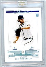 2021 Panini Flawless Baseball Diamond Rookie #49 Ian Anderson #08/20