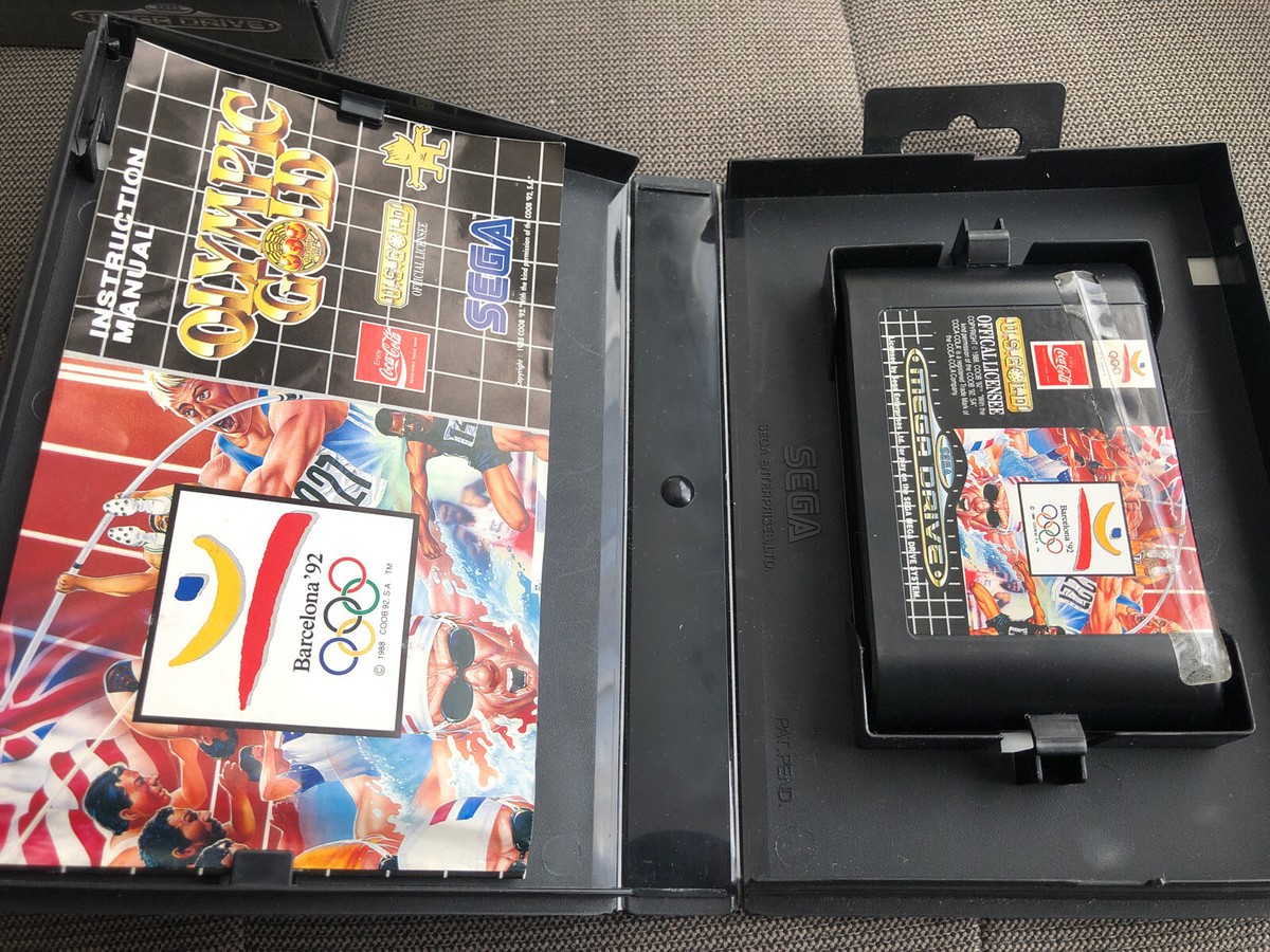 Autocollant Rare SEGA - Jeux Olympiques Barcelone 92 - Gold Olympic - Occasion