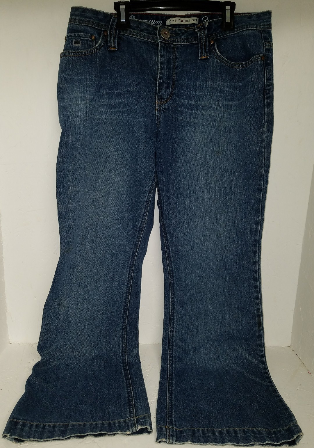 Vintage Tommy Hilfiger Womens Jeans Size 8 Premium Denim Flare 17 eBay