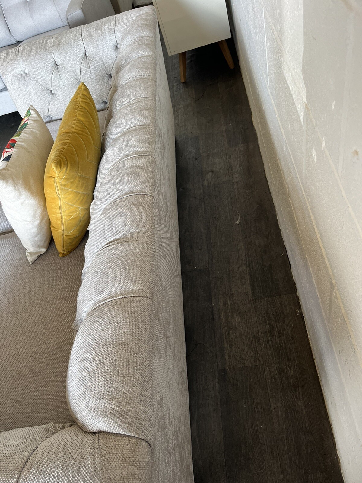 Laura Ashley Sofa Chatworth 3 Seater Silver Grey Local 🚚courier Collect