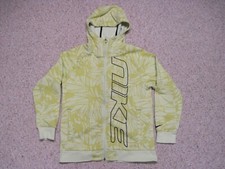 Nike Youth Large 14-16 Full Zip Hoodie Neon Yellow