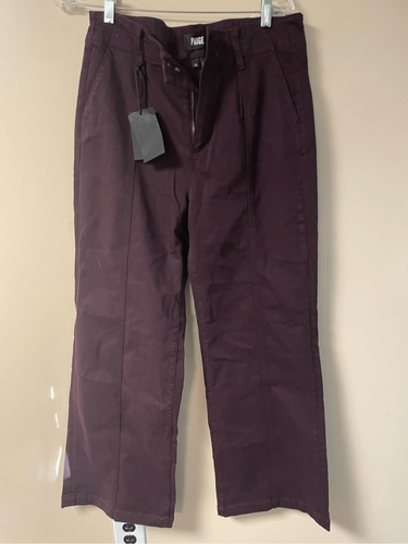 PAIGE Womens 30 Brooklyn Double Button Fky High Rise Wide Leg Jeans Vintage