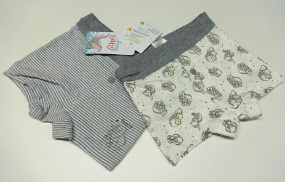 Kinder Boxershorts 2-er Pack 86/92 Unterwäsche grau Disney Dumbo Elefant Junge