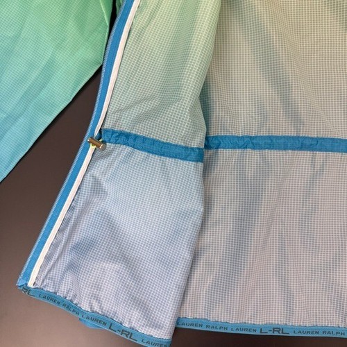 Ralph Lauren Active Gradient Green Turquoise Blue Windbreaker Jacket Lightweight - Picture 5 of 16