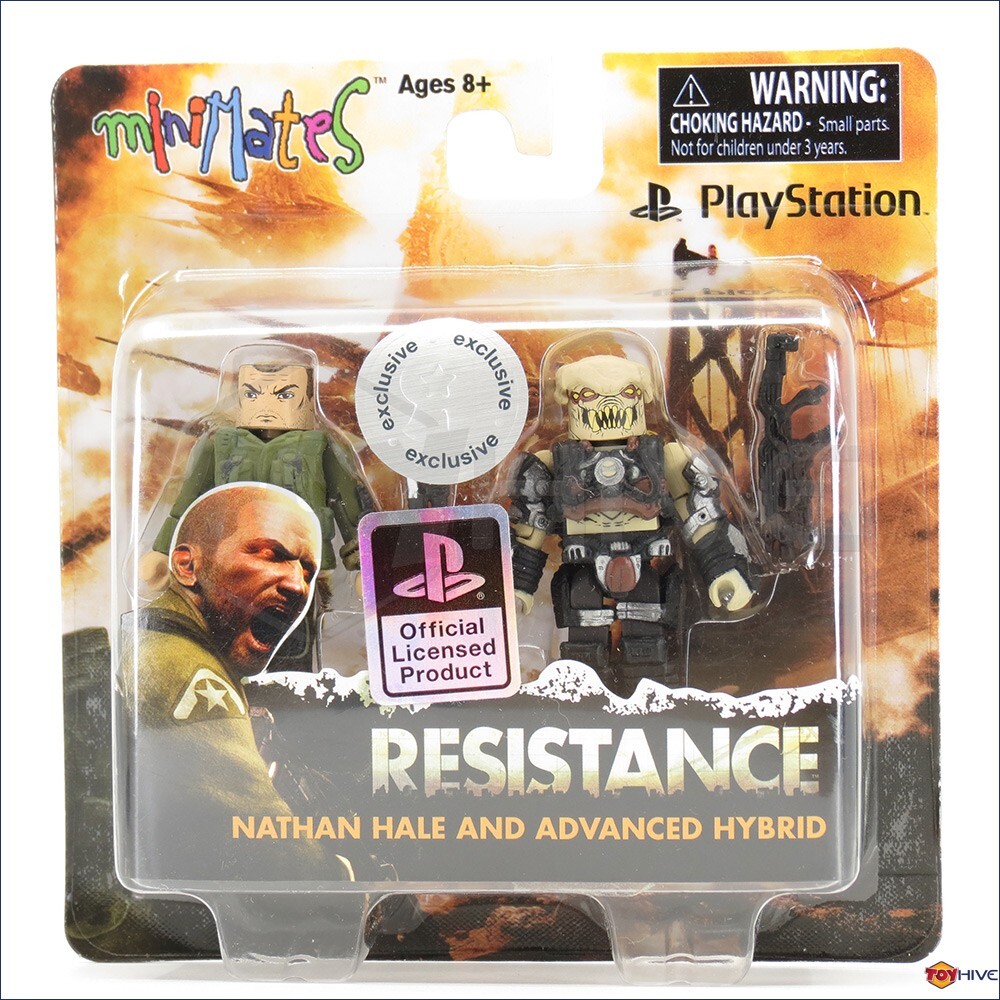 Minimates Playstation Resistance Nathan Hane and Advanced