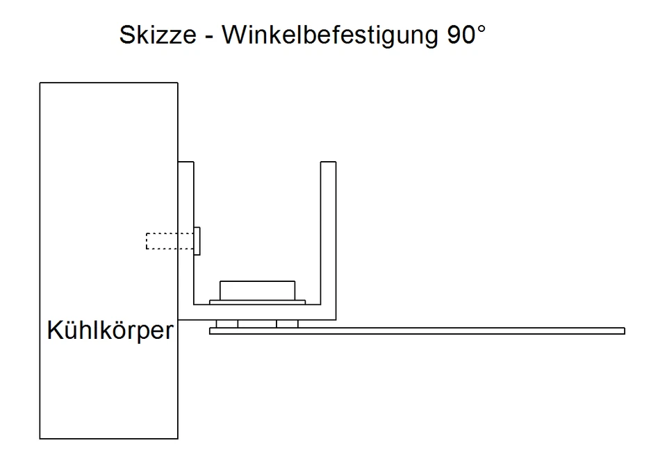 albs AKTIV-MOS III 300 MOSFET-Endstufe Modulbaustein 300W, 90° Winkel - Bild 3 von 3