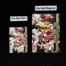 1991 Barry Sanders Detroit Lions "Heisman" Pro Set Mini #39 ... See Description