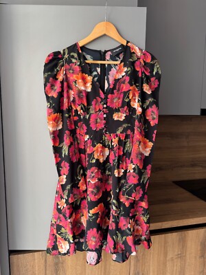 The Kooples Paris Floral Printed Mini Dress Size 0 | eBay UK