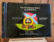 Vtg Black Lacquer Made in Japan Scrapbook Photo Album Hand Painted 15"x 11"