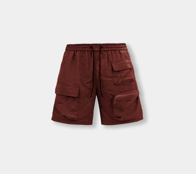 Richie Le Utility Cargo Shorts Chili Red Size M IN HAND | eBay