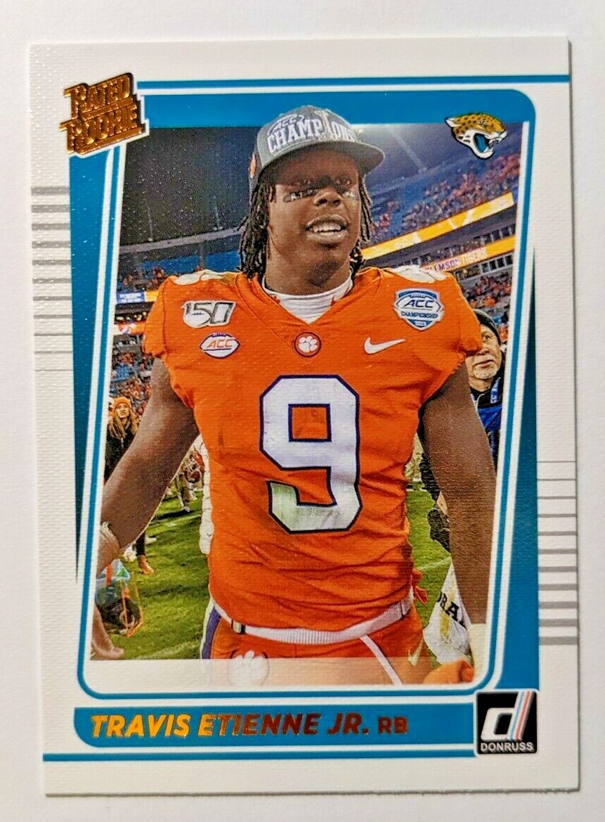 2021 DONRUSS RATED RC PORTRAIT TRAVIS ETIENNE JR. #258