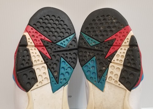 Nike Air Jordan VII 7 Retro White/Orion Blue-Black-Infrared 304775-105 Size 10 - Picture 14 of 15